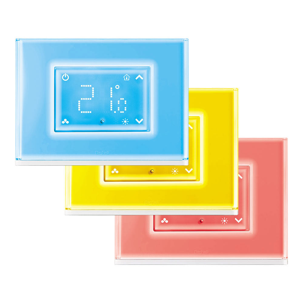 beghelli termostato beghelli dom e con display touch luminoso