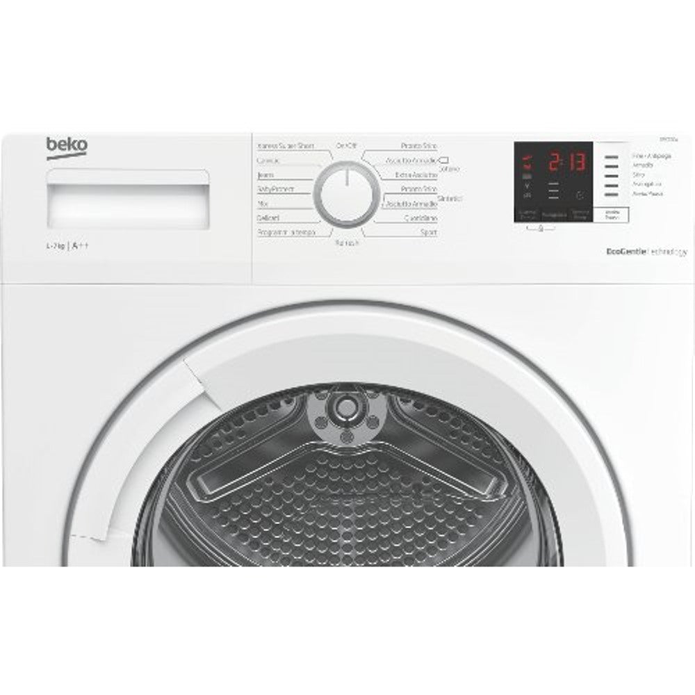 beko asciugatrice a pompa di calore beko 7 kg drx722w optisense classe a ean 8690842157172