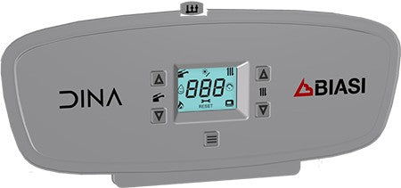 biasi caldaia a condensazione biasi dina 25 metanogpl wi fi optional completa di kit scarico fumi