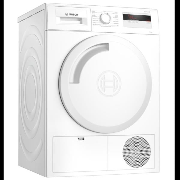bosch asciugatrice a condensazione bosch 8 kg a carica frontale serie 4 easyclean wth83008ii classe a ean 4242005183371
