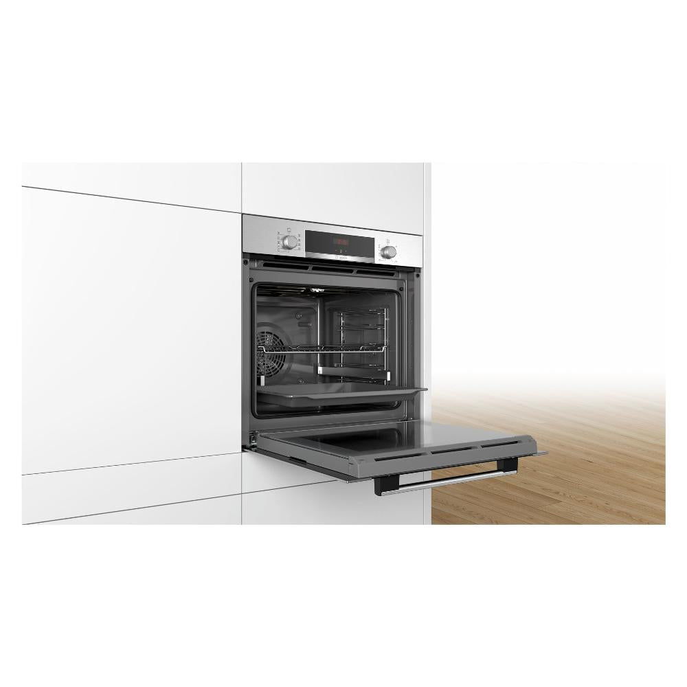 bosch forno elettrico ventilato da incasso bosch serie 4 hba3140s0 71 litri classe a a595xl594xp548 inox cottura hotair 3d ean 4242005033515