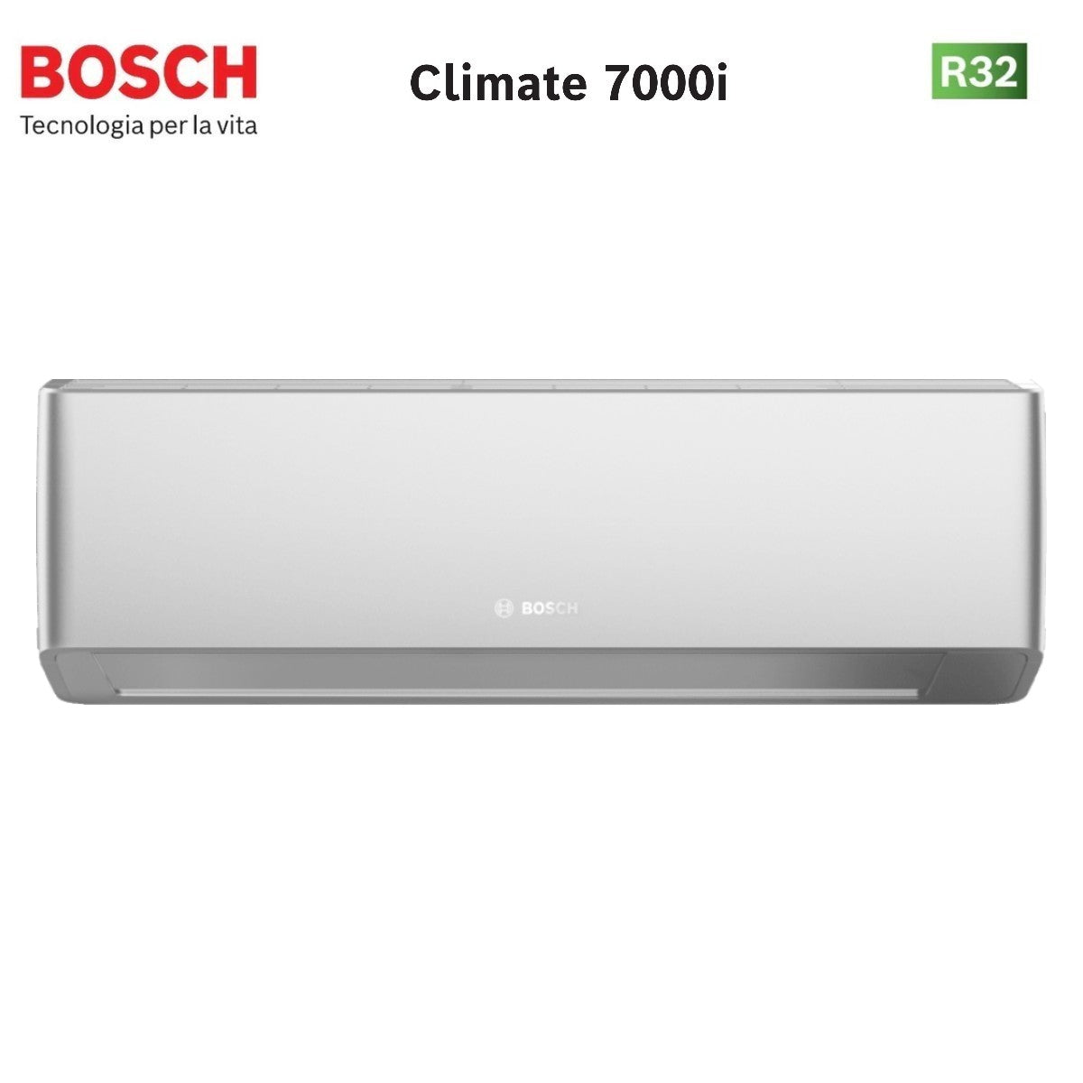 bosch unita interna a parete bosch climate 7000i silver 15000 cl7000iu w 41 es r 32 wi fi integrato