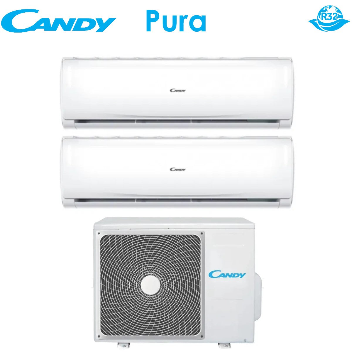 candy climatizzatore condizionatore candy dual split inverter serie pura 912 con cy 2t14aout r 32 wi fi integrato 900012001