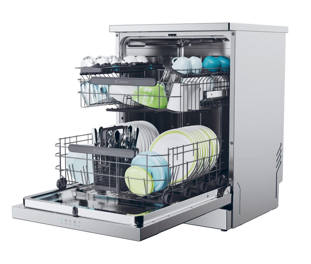 candy lavastoviglie a libera installazione candy rapido cf 4e7l0x 14 coperti classe e a818xl597xp598 acciaio inossidabile controllo remoto wi fi ble ean 8059019059518