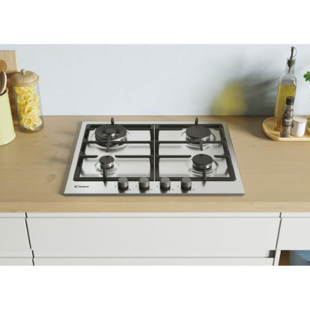 candy piano cottura a gas candy su metallo bruciatore a doppia corona 4 zone di cottura codice chg6br4wx ean 8016361967038