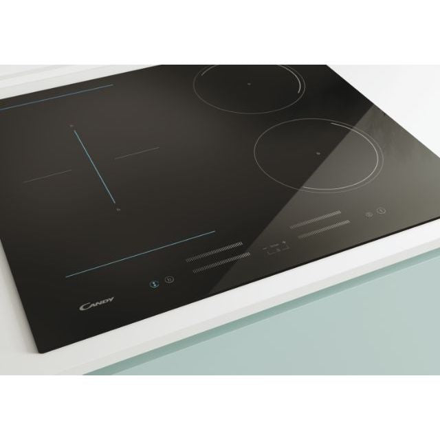candy piano cottura a induzione candy cmc644tp 4 zone in vetroceramica nero lxp 59x52 flexzone touch limitatore potenza sicurezza bambino ean 8016361989900