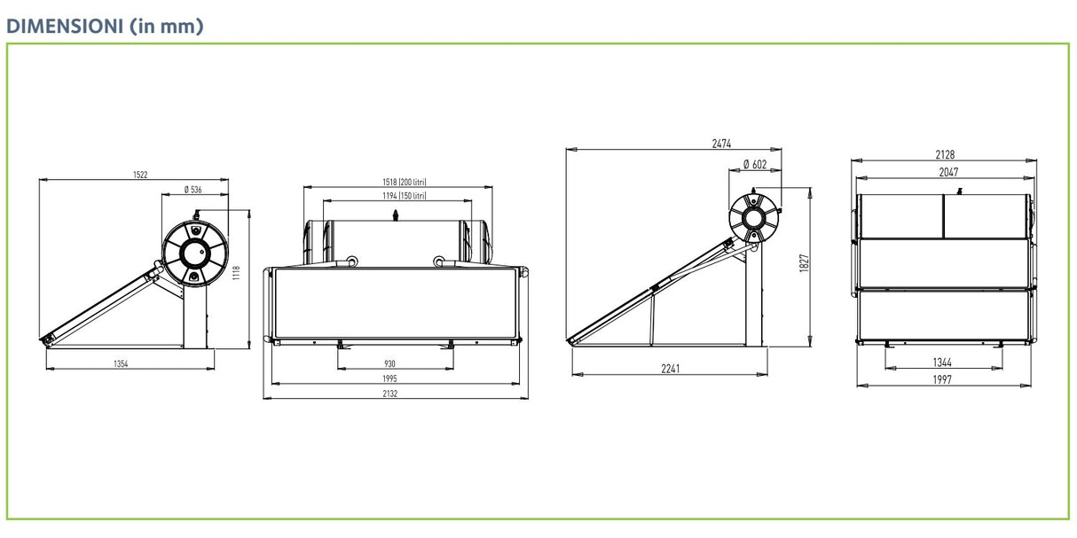 chaffoteaux pannello solare termico a circolazione naturale chaffoteaux zelios thermo hf 150 1 tr