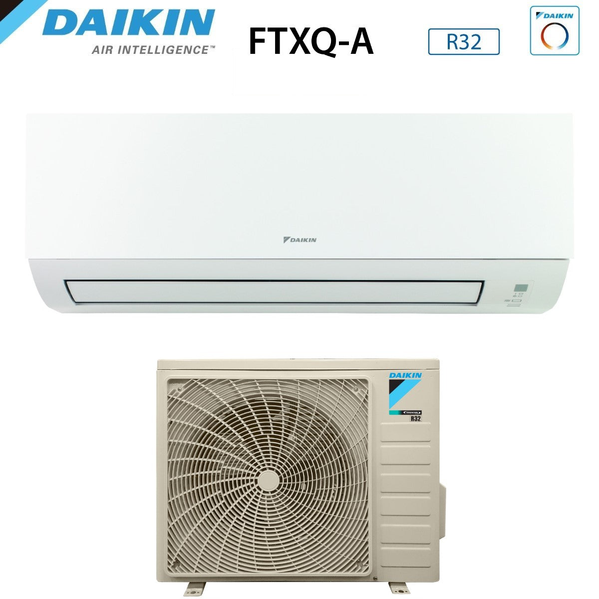 daikin climatizzatore condizionatore daikin bluevolution inverter 9000 btu ftxq25a rxq25a r 32 wi fi optional aa