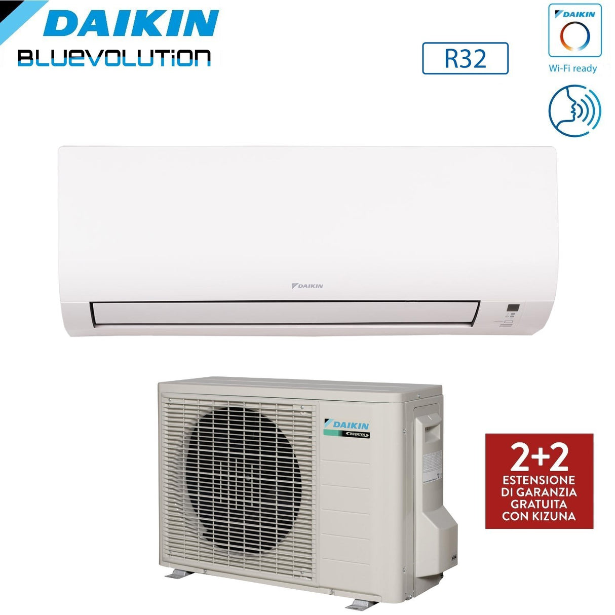 daikin climatizzatore condizionatore daikin bluevolution inverter serie comfora 9000 btu ftxp25m r 32 wi fi optional classe a novita ean 8059657001504