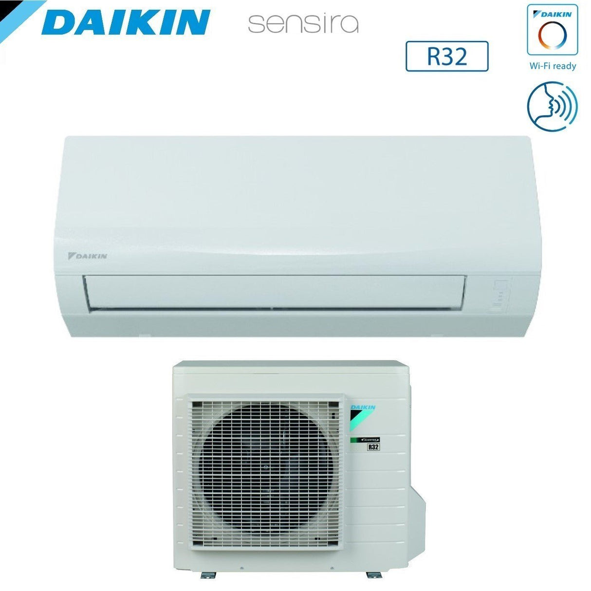 daikin climatizzatore condizionatore daikin inverter serie ecoplus sensira 7000 btu ftxf20e r 32 wi fi optional classe aa