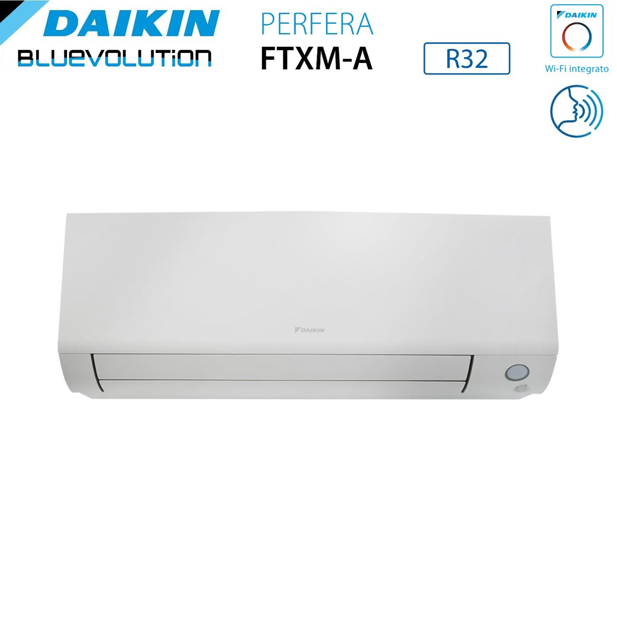daikin unita interna a parete daikin bluevolution inverter serie perfera all season 12000 btu ftxm35a r 32 wi fi integrato ean 4548848793969