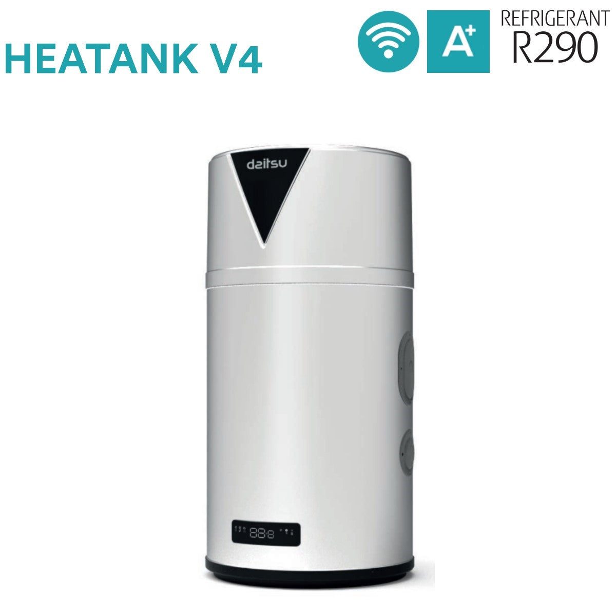 daitsu bollitore a pompa di calore daitsu heatank v4 aihd 80l 3ida03017 80 litri r 290 wi fi optional