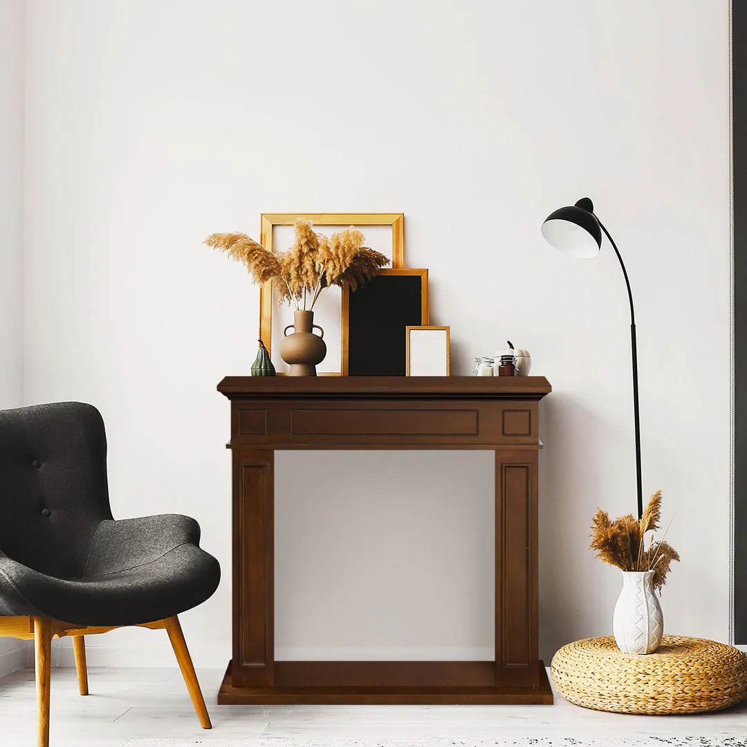 divina fire cornice per camino rivestimento in legno l895xh905xp28 jefferson noce