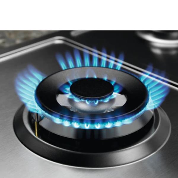 electrolux piano cottura a gas electrolux egs7534x 5 fuochi in acciaio lxp 744x51 bruciatore wok multicorona pulizia facile ean 7332543782949