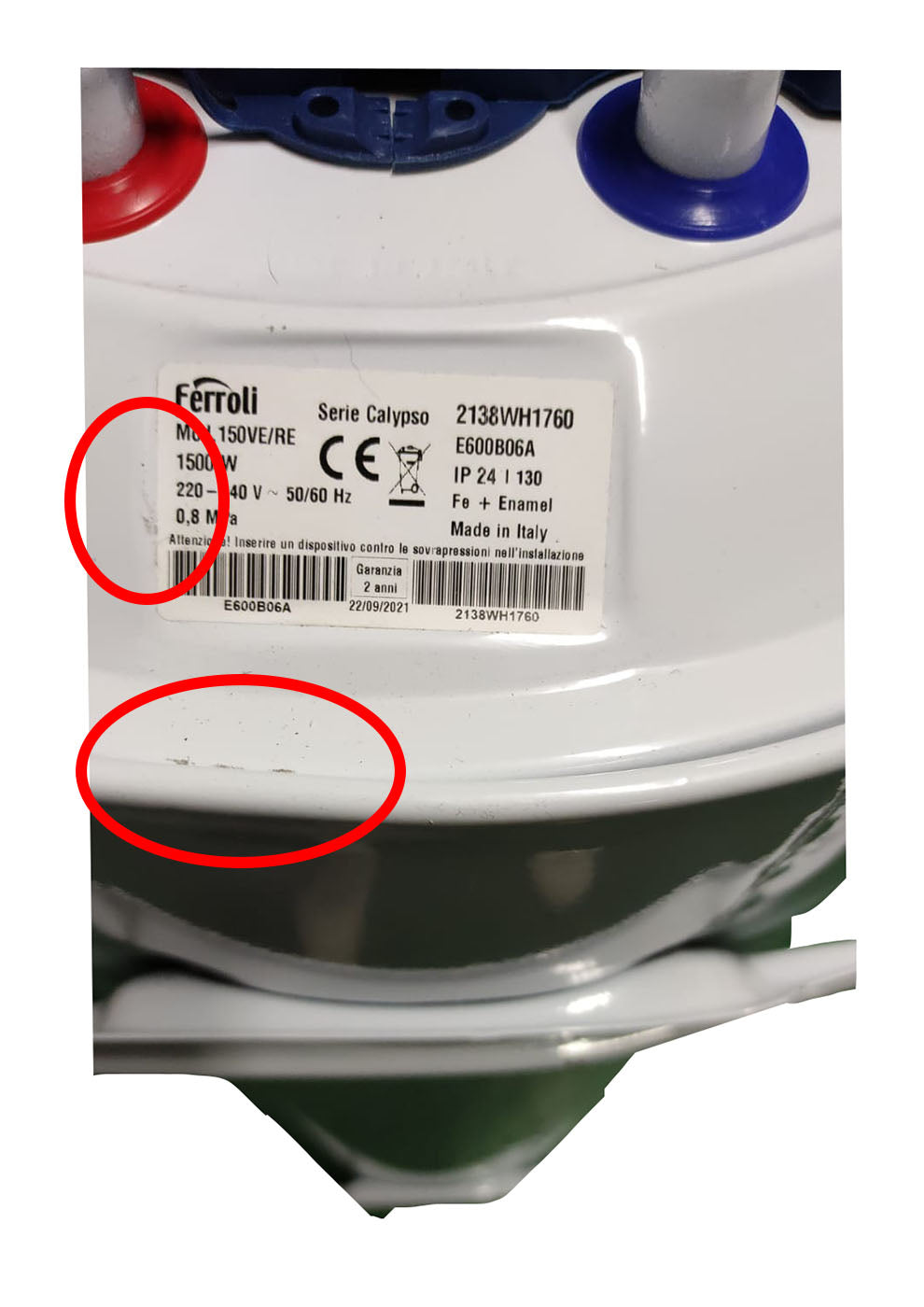 fantini cosmi area occasioni scaldabagno elettrico ferroli calypso 150 ve verticale 150 litri