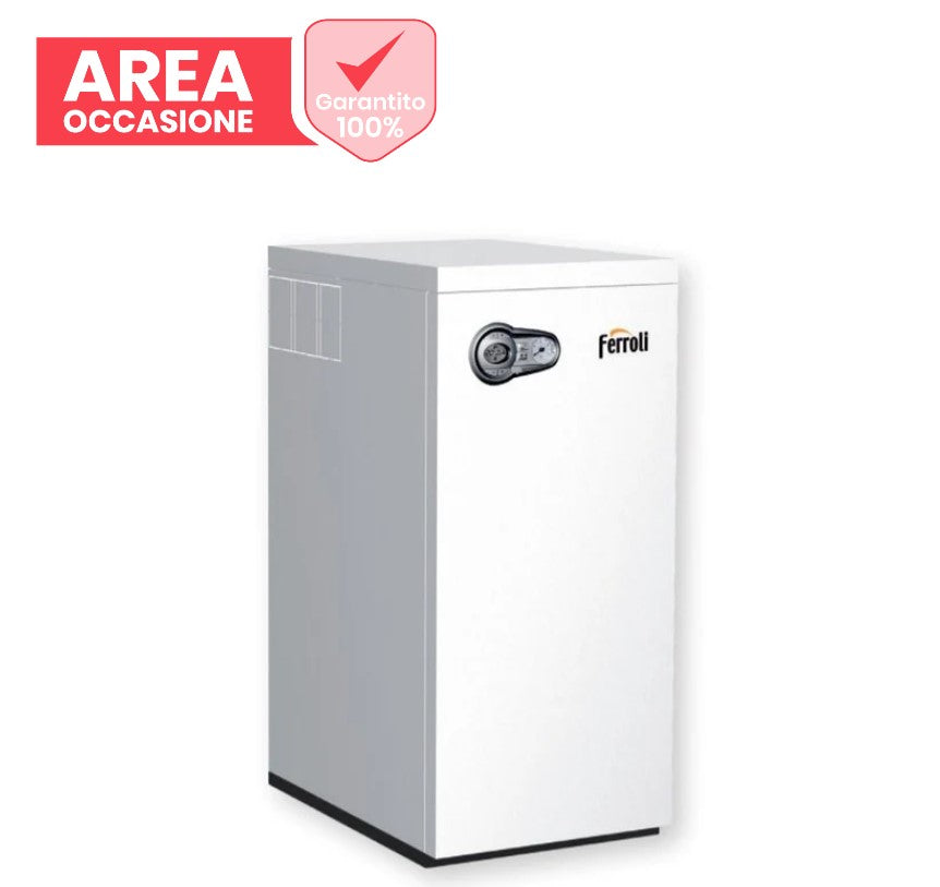 ferroli area occasioni caldaia ferroli a basamento bluehelix b 35 kw metano o gpl completa di kit scarico fumi
