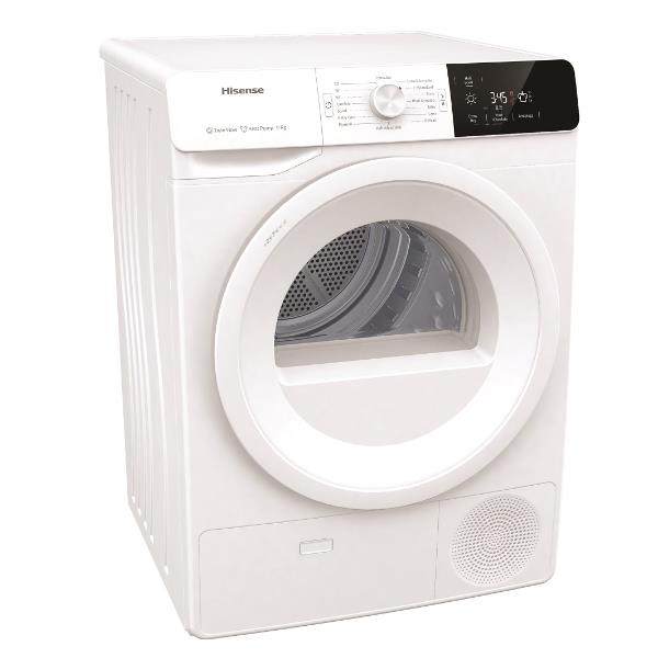 hisense asciugatrice a pompa di calore con carica frontale hisense 9 kg dhge901 twin flow wave plus easy clean classe a ean 3838782433054