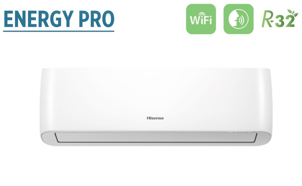 hisense climatizzatore condizionatore hisense inverter serie energy pro 12000 btu qe35xv00g r 32 wi fi integrato classe a novita ean 8059657000163