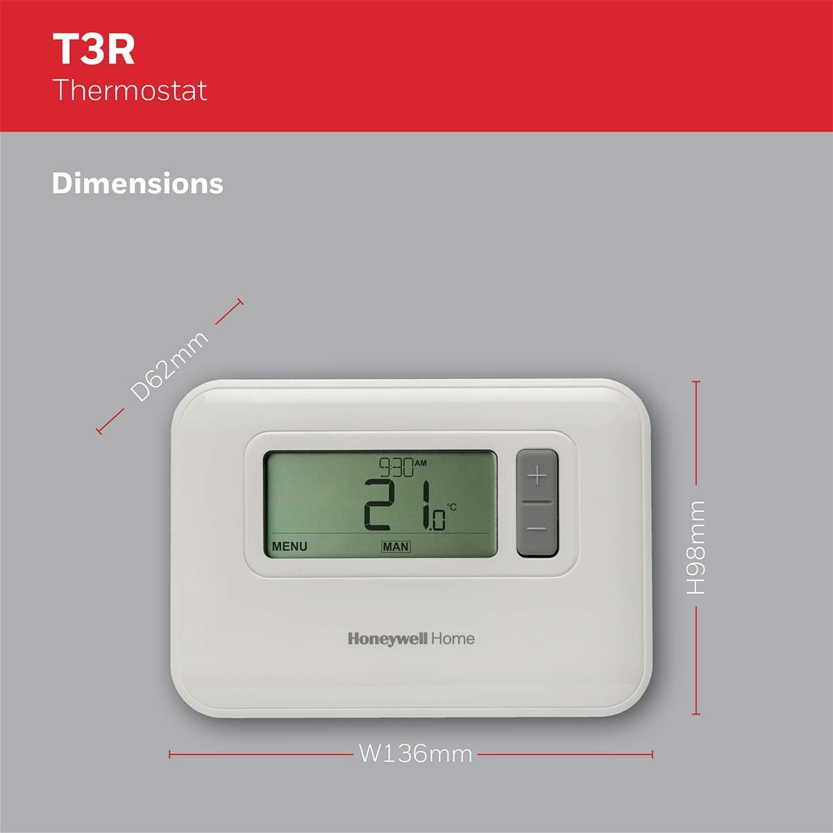 honeywell honeywell cronotermostato digitale wireless programmabile t3r