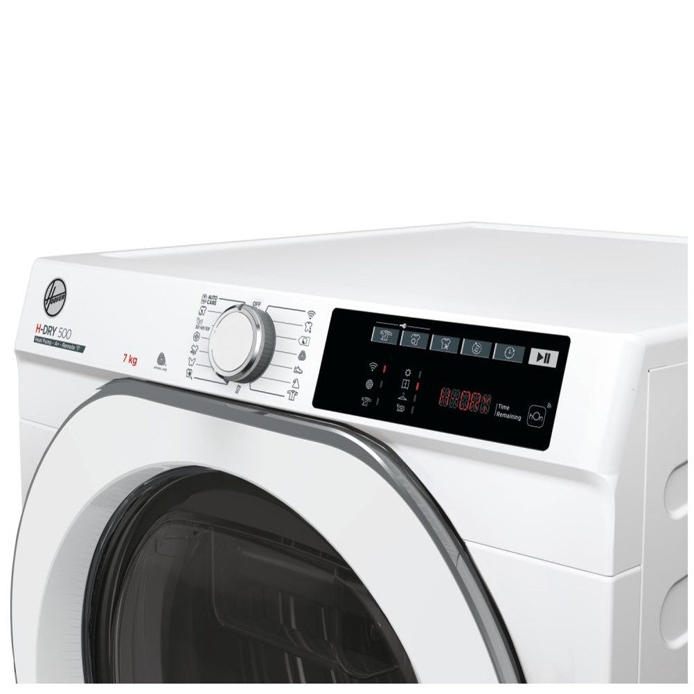 hoover asciugatrice slim a pompa di calore hoover nd4 h7a1tcex s classe a h dry 500 ean 8059019016214