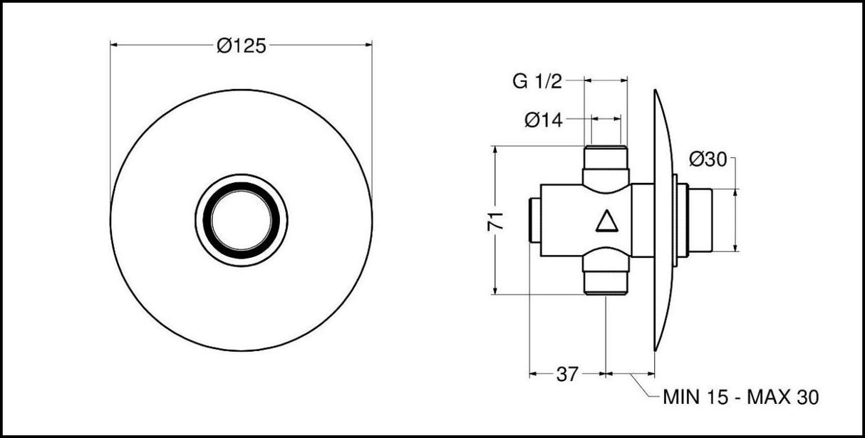 idral rubinetto temporizzato doccia idral modern da incasso a parete con comnado a pulsante antibloccaggio