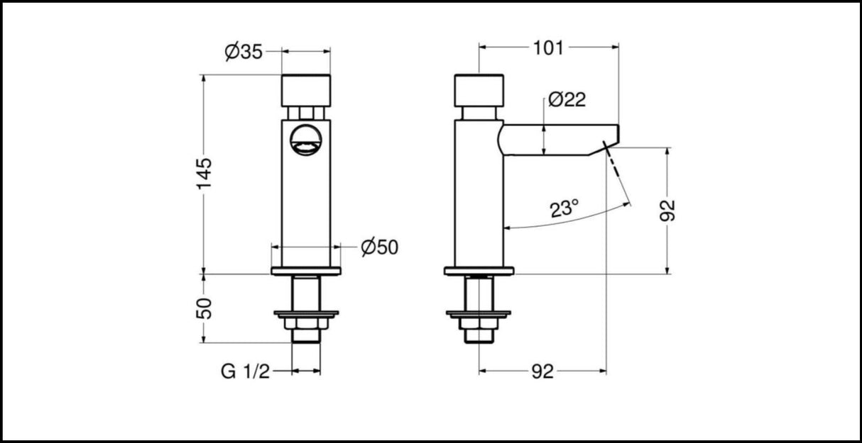 idral rubinetto temporizzato lavabo idral minimal con comando a pulsante