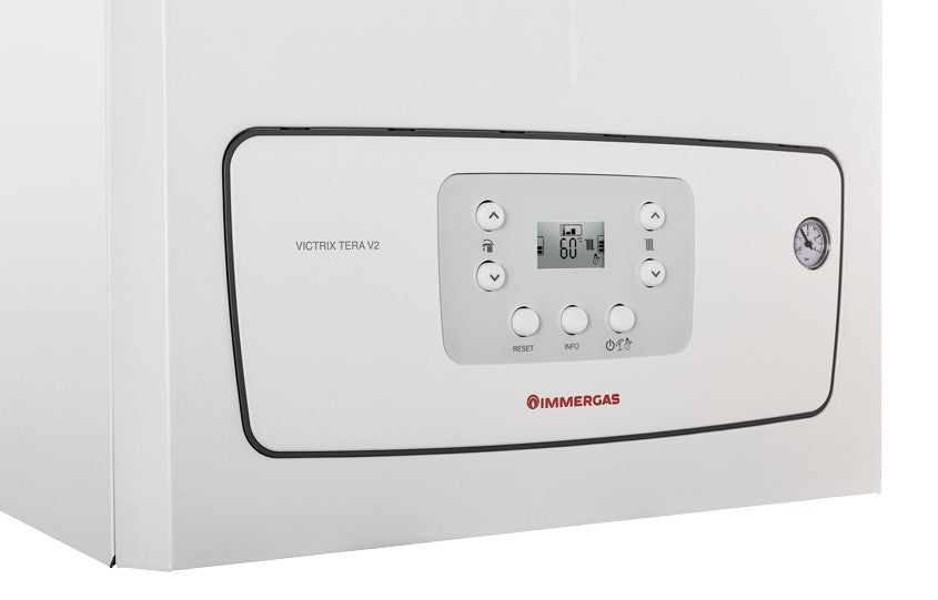 immergas caldaia a gas immergas a condensazione victrix tera 24 plus solo riscaldamento metano completa di kit scarico fumi