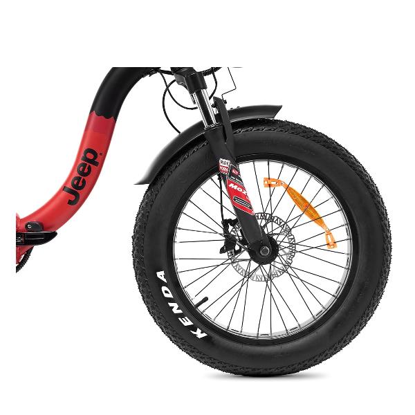 jeep bicicletta elettrica jeep e bike phoenix 36v 250w nero e rosso je bi 220001 ean 8052679455928
