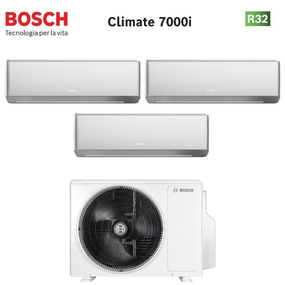 junkers bosch condizionatore trial split bosch climate 7000i silver 9912 con 5000m 793 e r 32 wi fi integrato