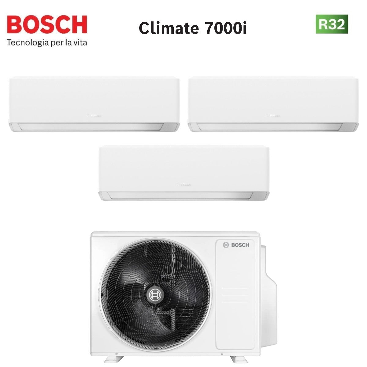 junkers bosch condizionatore trial split bosch climate 7000i white 9912 con 5000m 793 e r 32 wi fi integrato