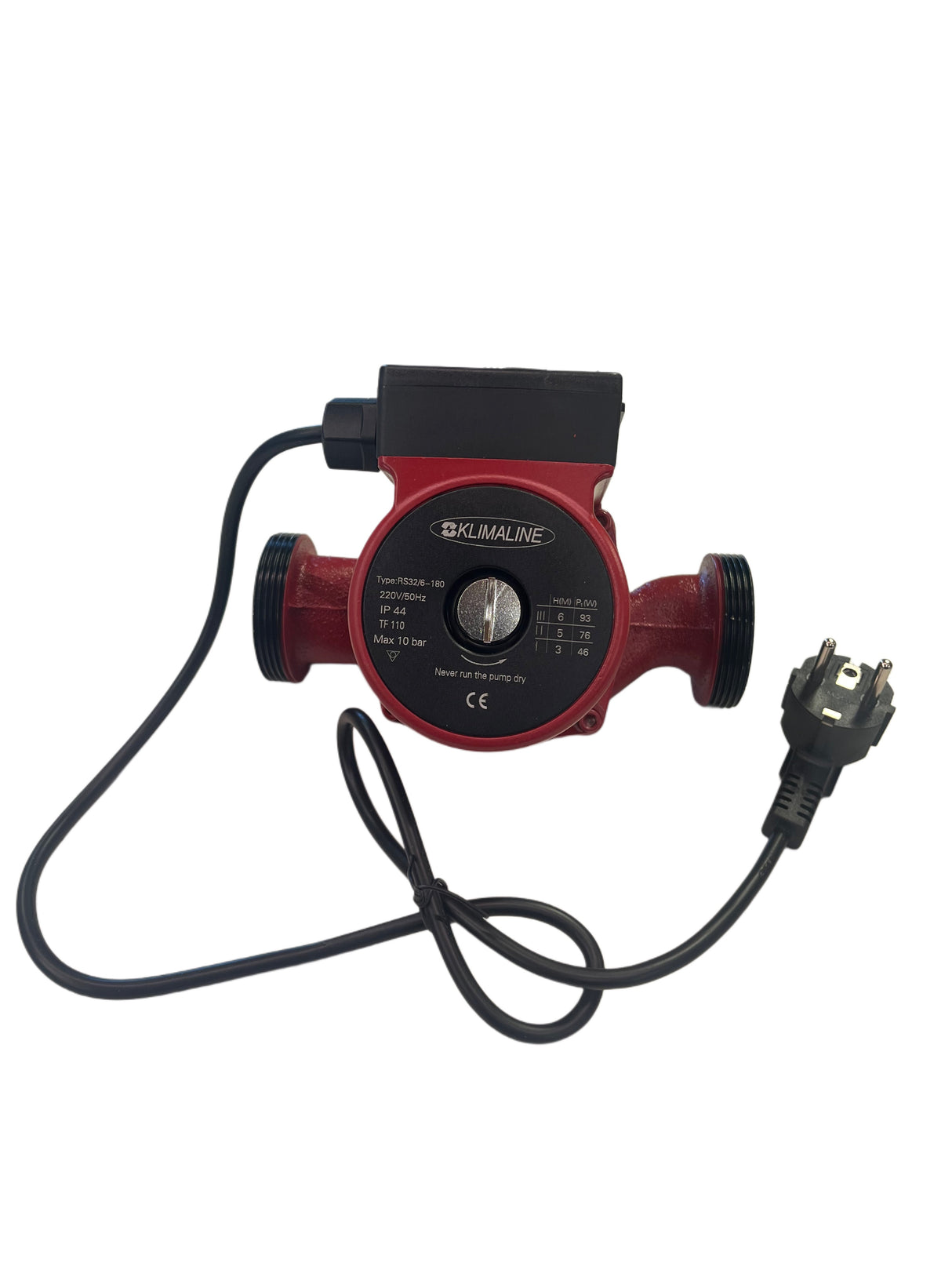 klimaline pompa acqua circolatore riscaldamento 3260 180 per caldaia stufa pellet termocamino 3 velocita