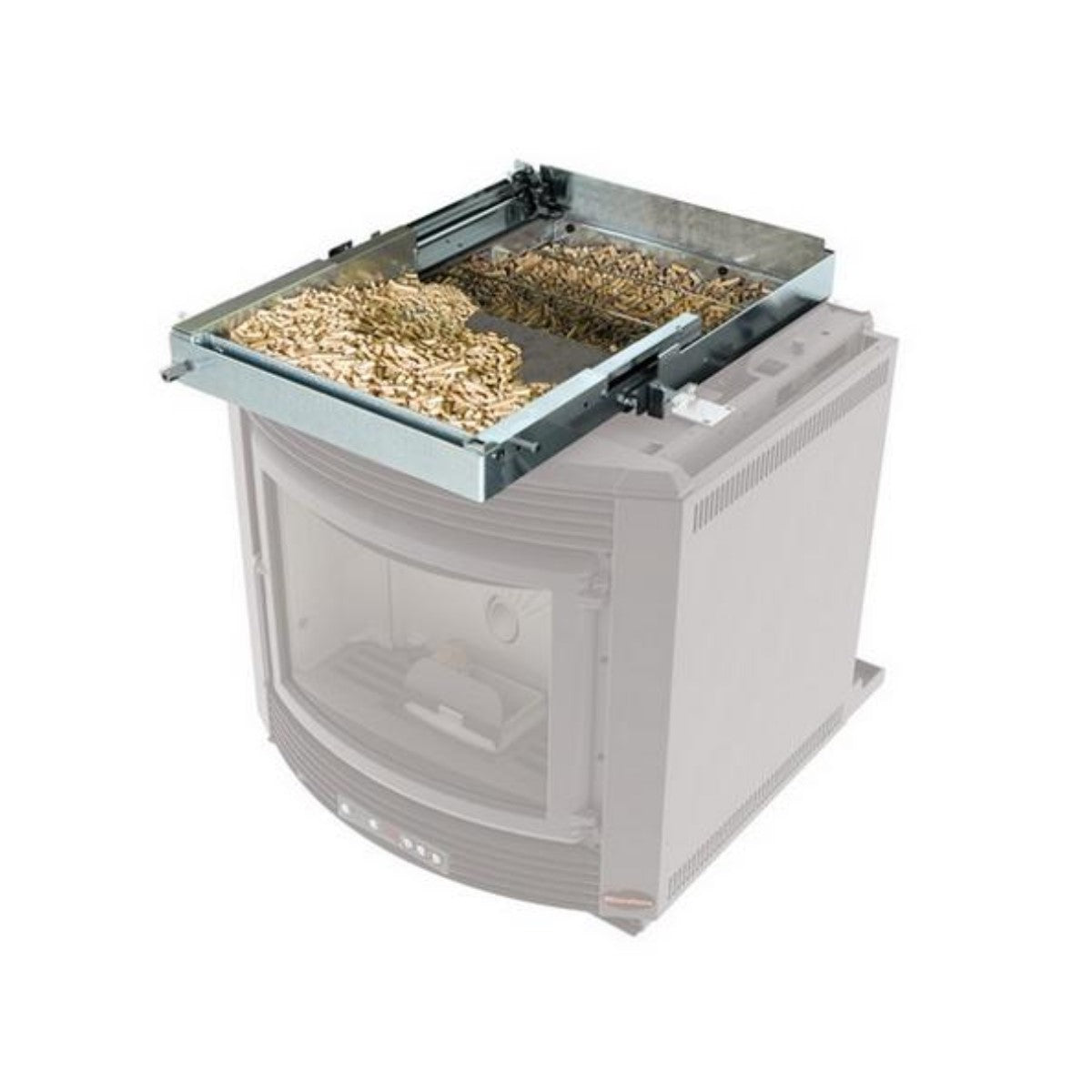 la nordica cassetto caricamento frontale pellet la nordica extraflame 9278446 per inserto comfort p70 air