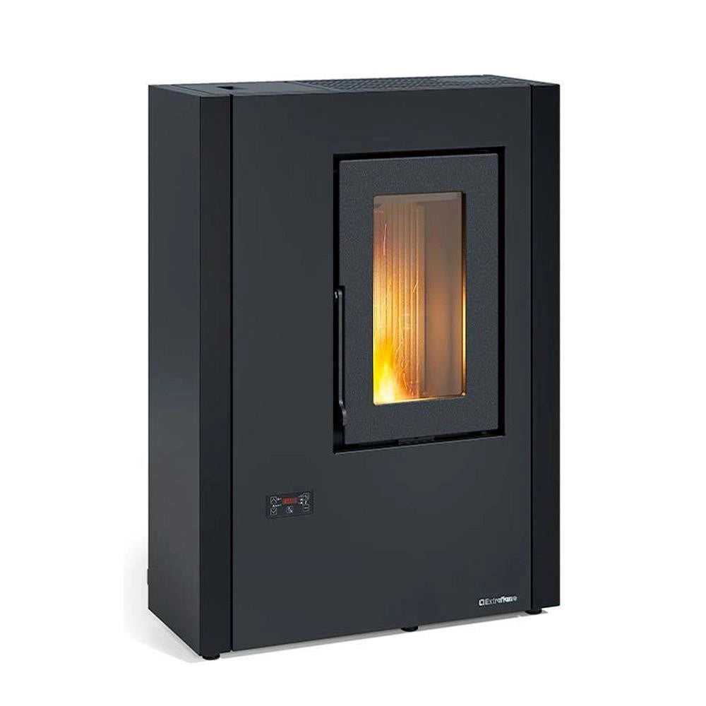 la nordica stufa a pellet la nordica luisella maxi 5 0 da 70 kw wi fi optional con telecomando