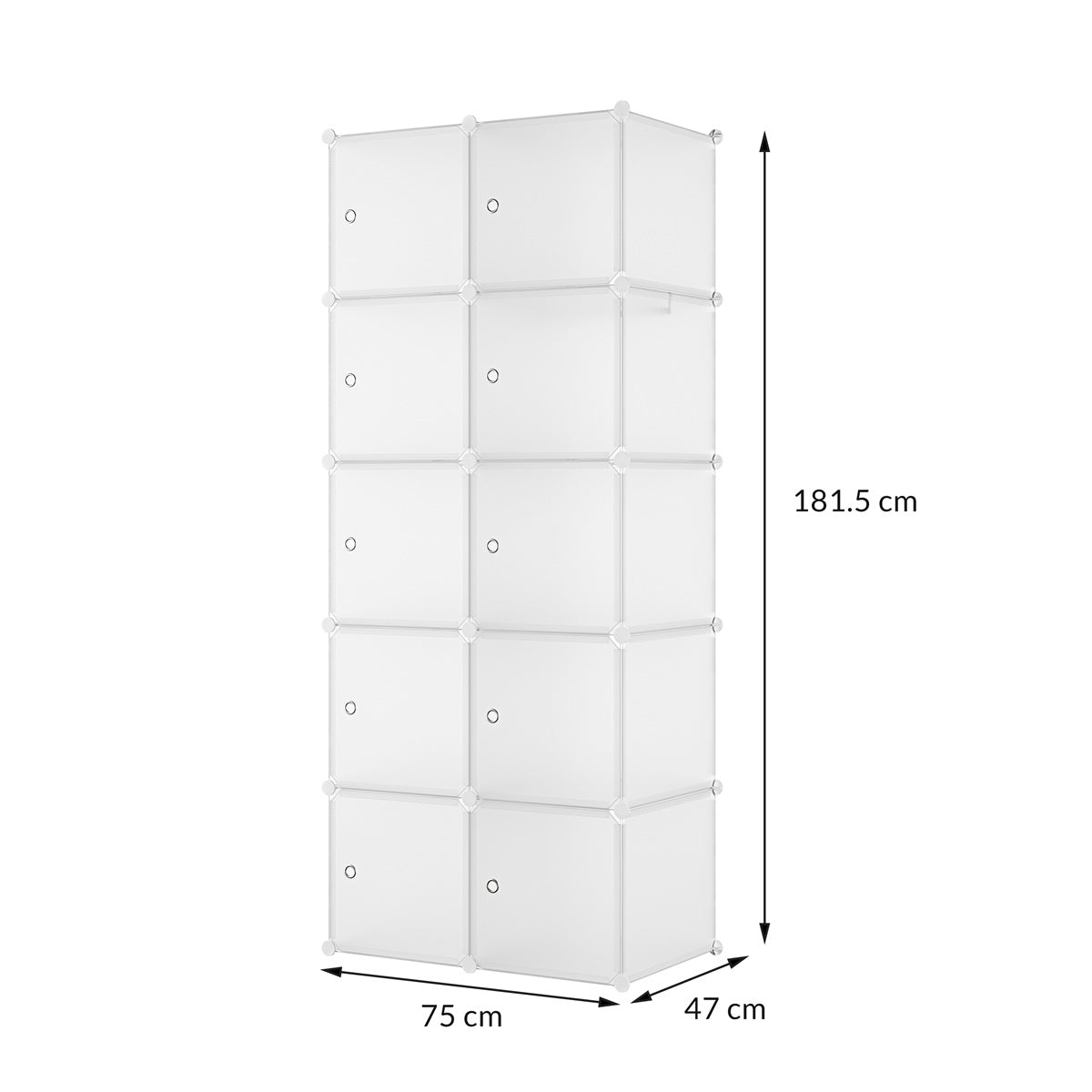 le stelle armadio 10 moduli in plastica colore bianco ean 8024299800761 ean 8024299800761