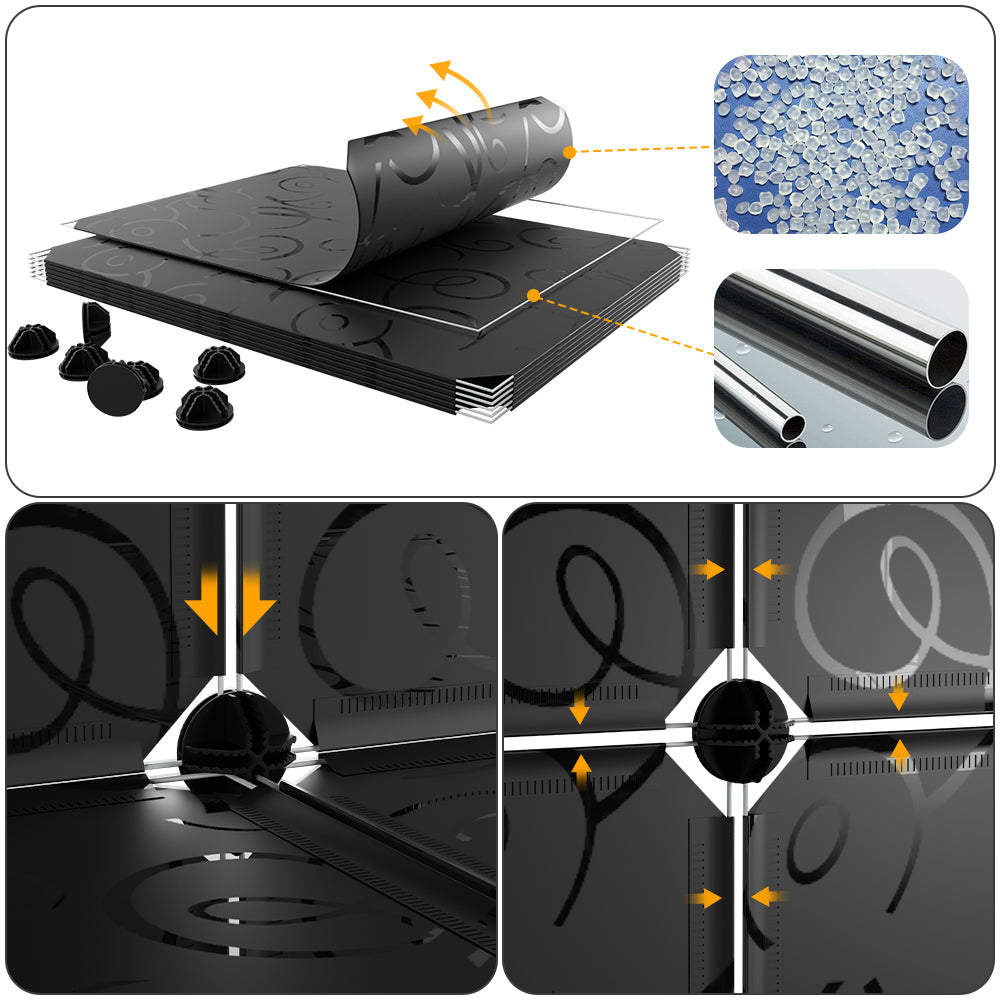 le stelle armadio 16 moduli in plastica colore bianco e nero ean 8024299800792 ean 8024299800792