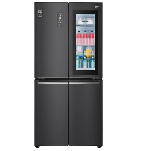 lg frigorifero multidoor 5 porte lg gmq844mc5e 530 litri total no frost classe e a1787xl835xp734 wi fi con smartthinq instaview nero ean 8806091275738