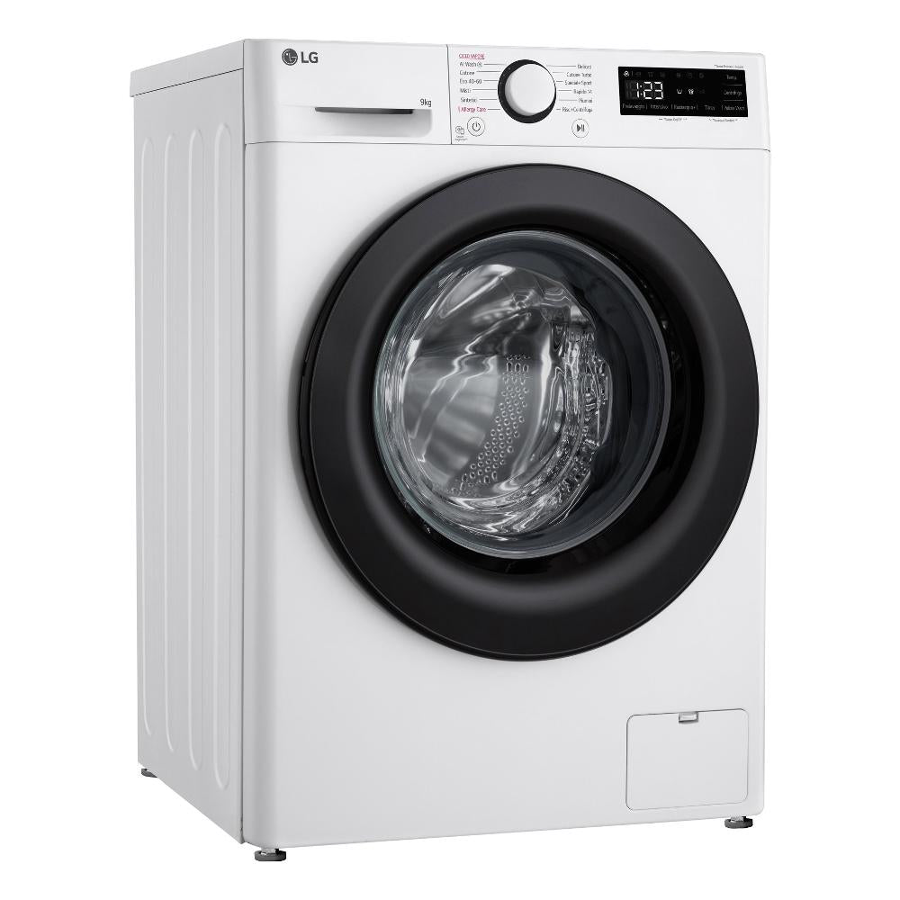 lg lavatrice a carico frontale lg serie r3 f2r3s09nswb ai dd 9 kg slim classe a 1200 giri a85xl60xp475 programma vapore steam motore inverter ean 8806084273376
