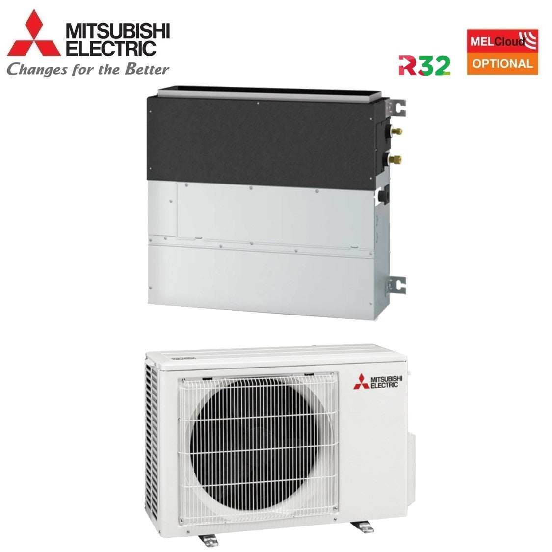 mitsubishi electric climatizzatore condizionatore mitsubishi electric pavimento ad incasso inverter 12000 btu sfz m35va suz m35va r 32 wi fi optional