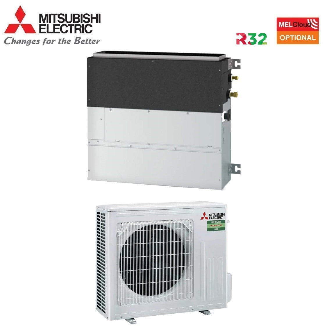 mitsubishi electric climatizzatore condizionatore mitsubishi electric pavimento ad incasso inverter 21000 btu sfz m60va suz m60va r 32 wi fi optional