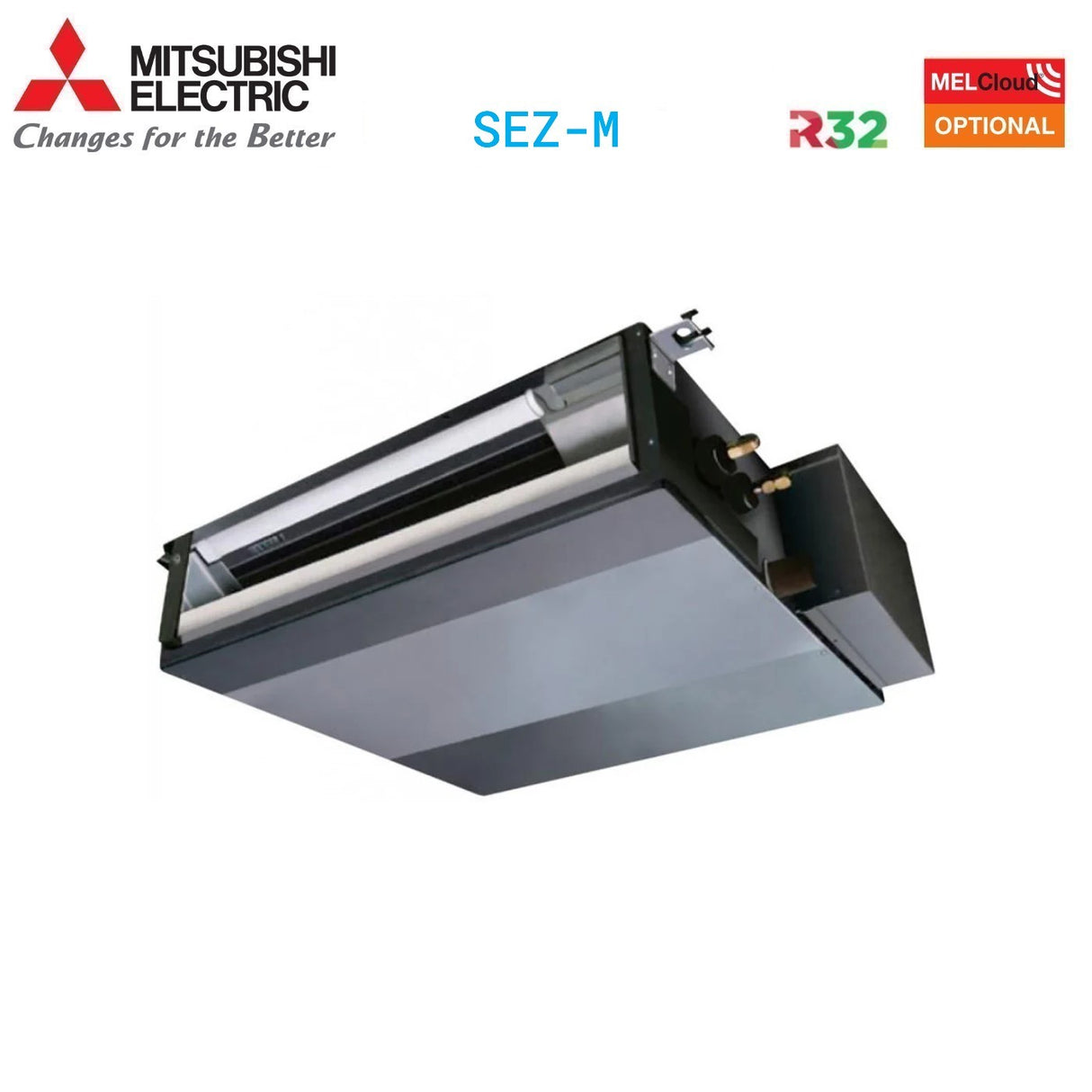 mitsubishi electric unita interna mitsubishi electric canalizzato canalizzabile 9000 btu sez m25da2 r 32 wi fi optional