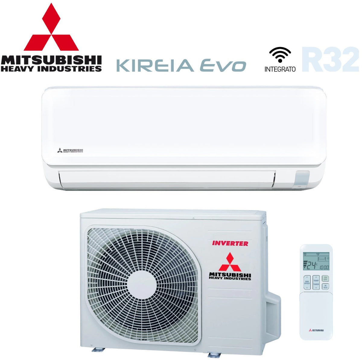 mitsubishi heavy industries climatizzatore condizionatore mitsubishi heavy industries inverter serie kireia evo 18000 btu srk 50 ztl w r 32 wi fi integrato