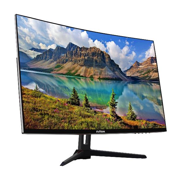 nilox curved monitor 32 ips led 2560x1440 px 75 hz 4w 3 hdmi 1 ms nxmmips32crvd black nero ean 8054320841753