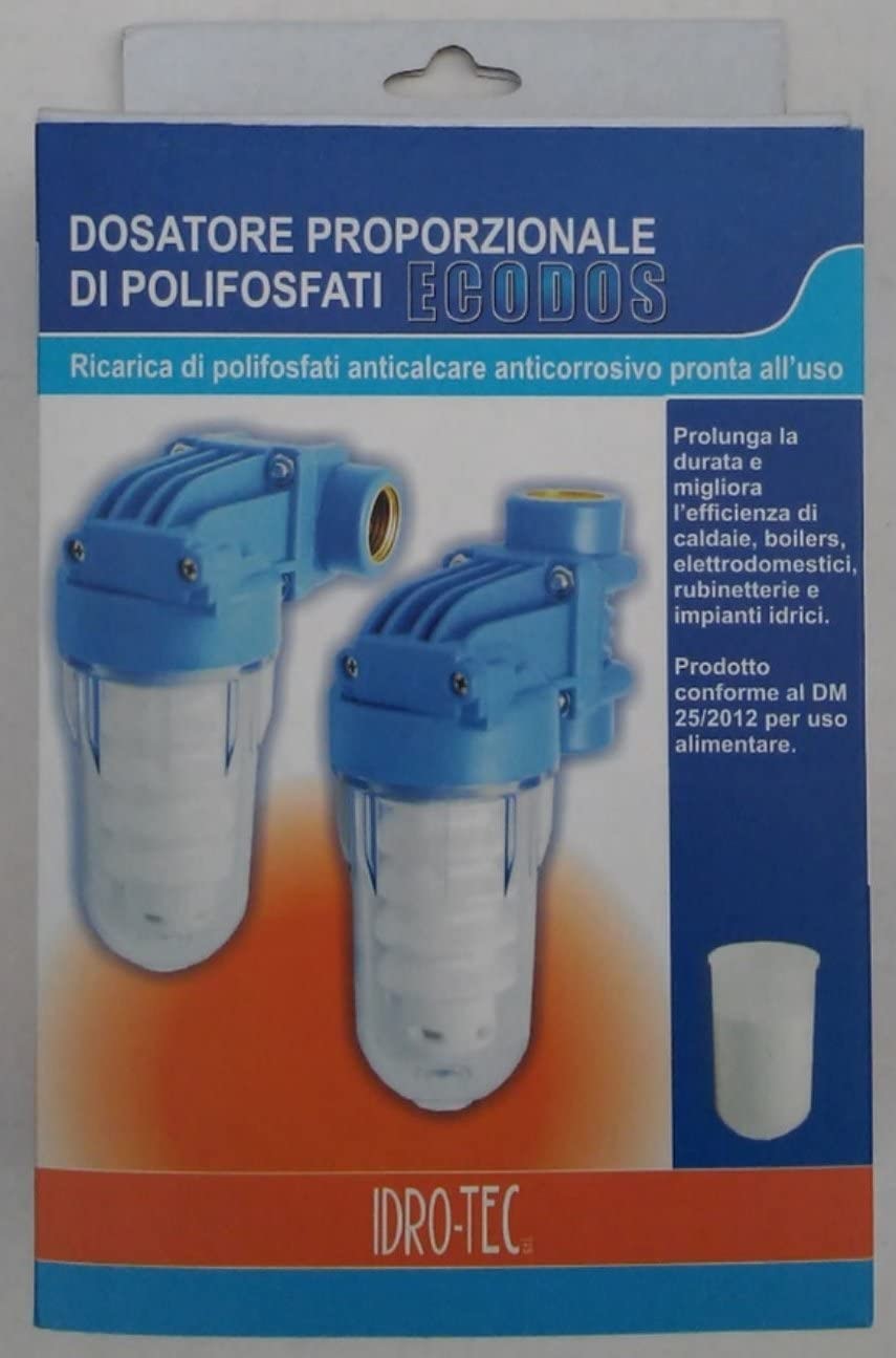 no brand dosatore di polifosfati idro tec ecodos 12 con ricarica inclusa ean 0000008676108