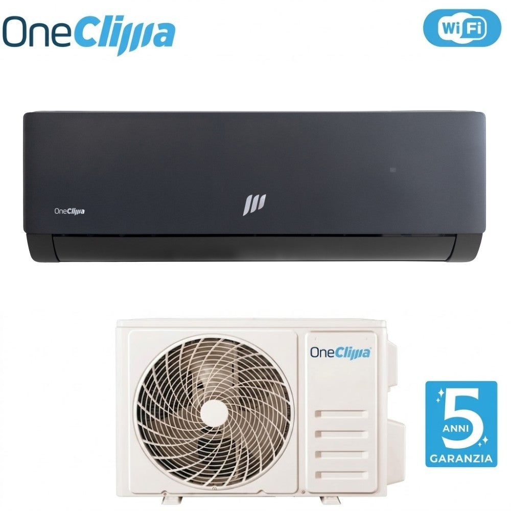 oneclima condizionatore oneclima prime black 9000 btu primeblack 09y26 r 32 wi fi integrato