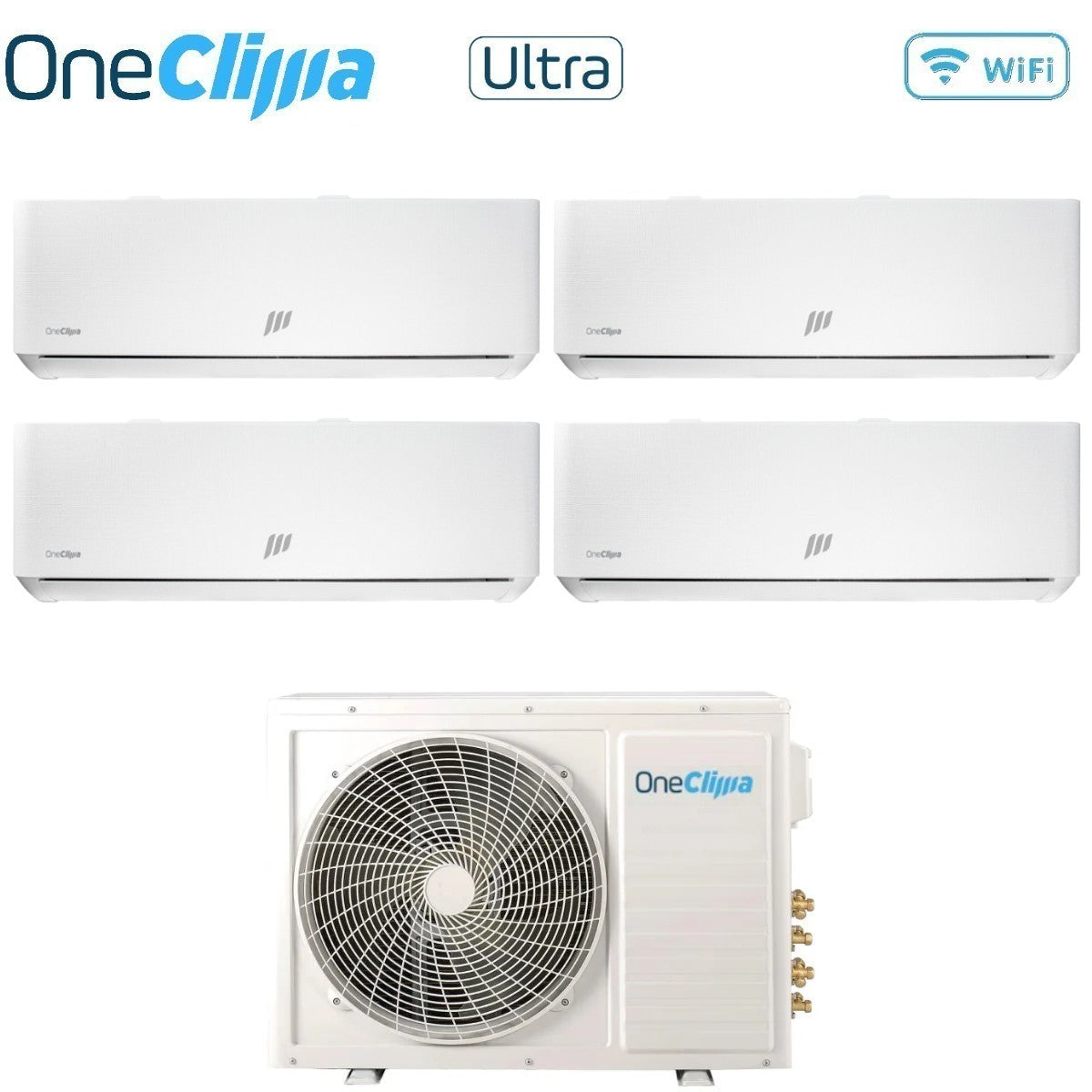 oneclima condizionatore quadri split oneclima ultra 12121212 con mlt42x5y24 r 32 wi fi integrato pannello telato