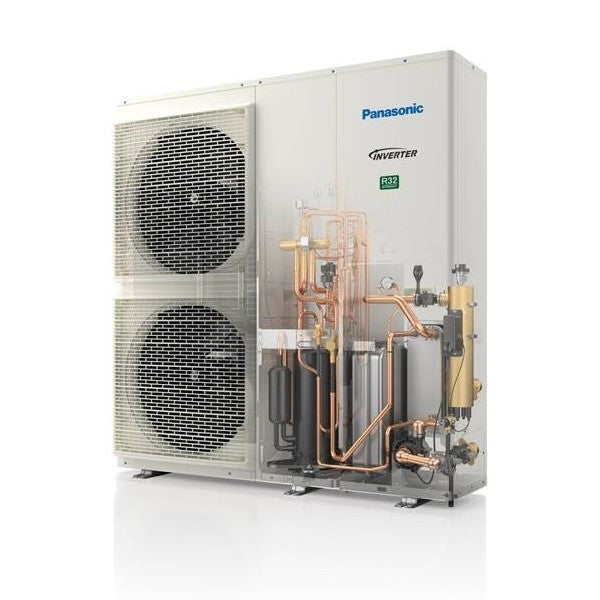 panasonic pompa di calore monoblocco panasonic aquarea t cap 12 kw wh mxc12j6e5 r 32 wi fi optional aa con comando incluso