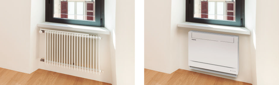 panasonic unita interna console pavimento panasonic 9000 btu cs z25ufeaw r 23 wi fi optional telecomando incluso ean 5025232874644