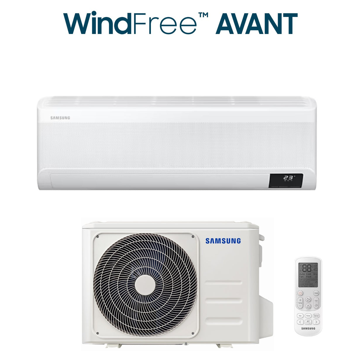 samsung climatizzatore condizionatore inverter samsung serie windfree avant 9000 btu f ar09avt r 32 ar09txeaawk wi fi a ean 8059657004055