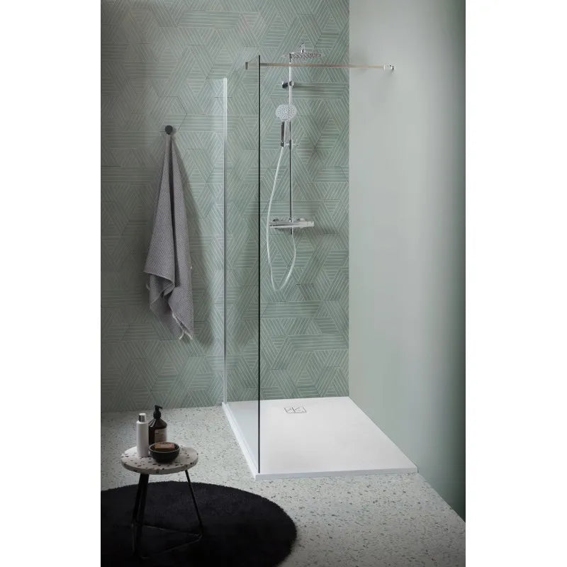 sfa piatto doccia sfa kinedo 90 x 70 cm in resina polimerica effetto pietra colore bianco ean 8033237883889