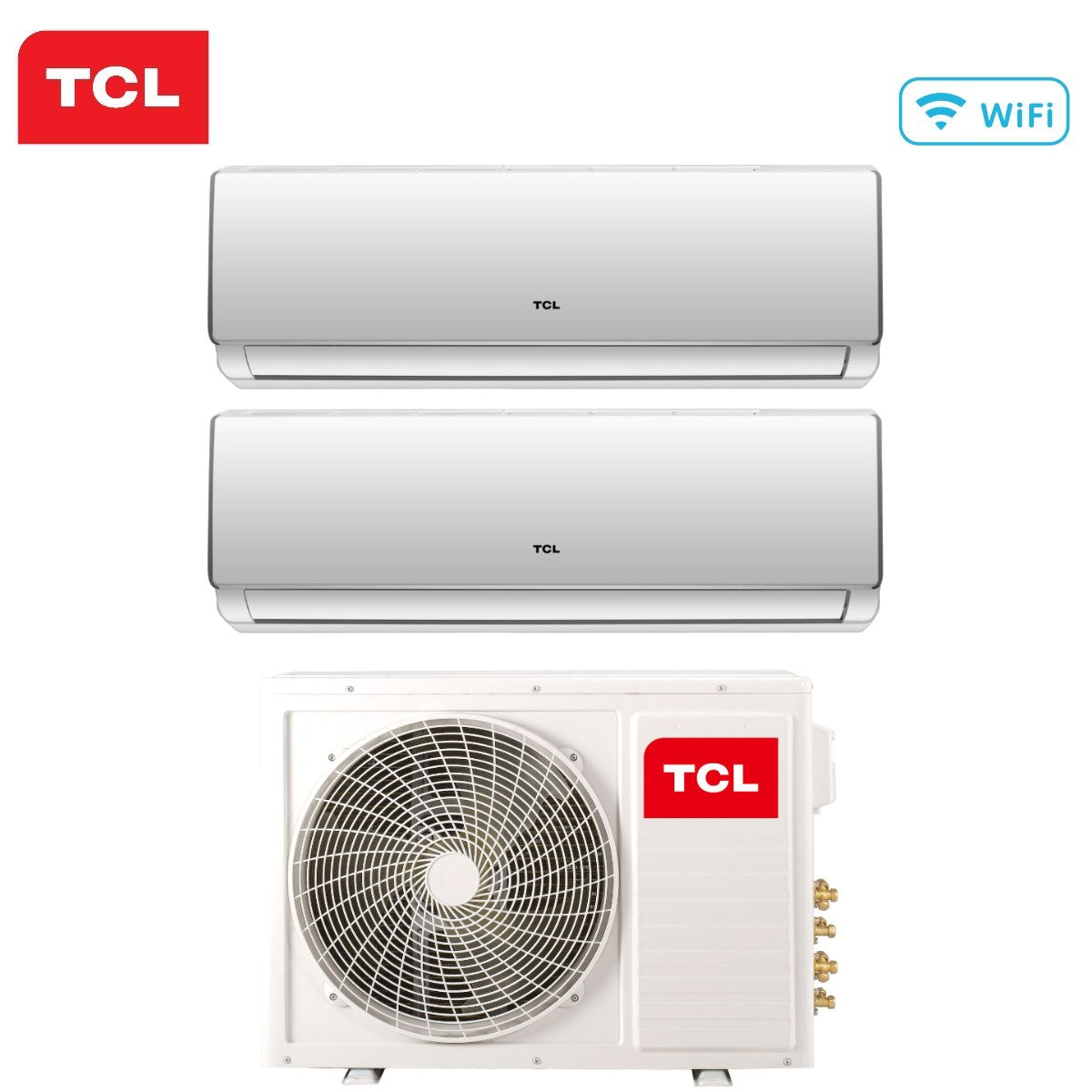 tcl climatizzatore condizionatore tcl dual split inverter serie elite f2 1818 con mt2730 r 32 wi fi integrato 1800018000